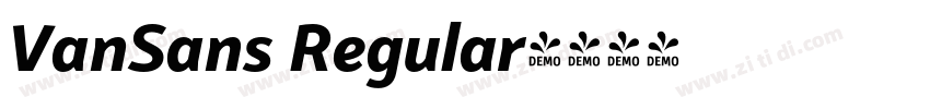 VanSans Regular字体转换
